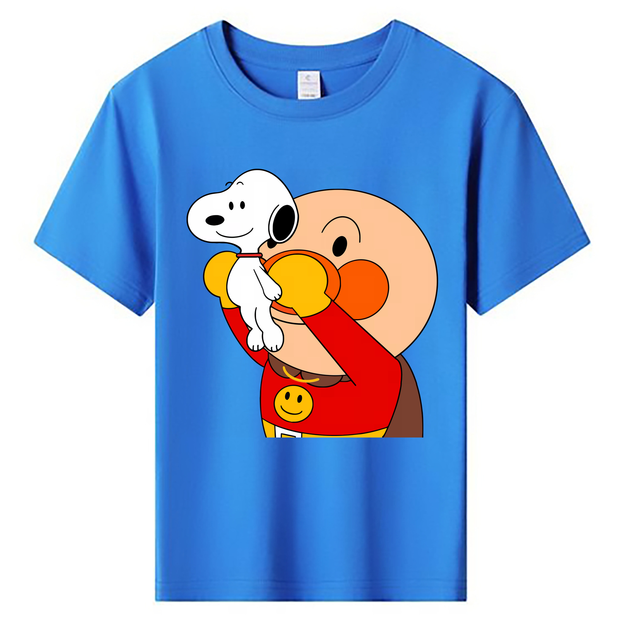 （画像用） アンパンマン Anpanman 綿100％キッズTシャツ（フロントプリント）